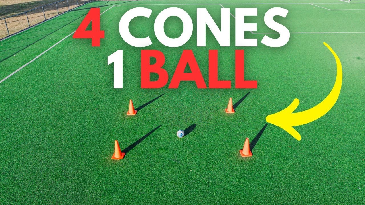 22 Dribbling Drills You Can Crush Using Only 4 Cones