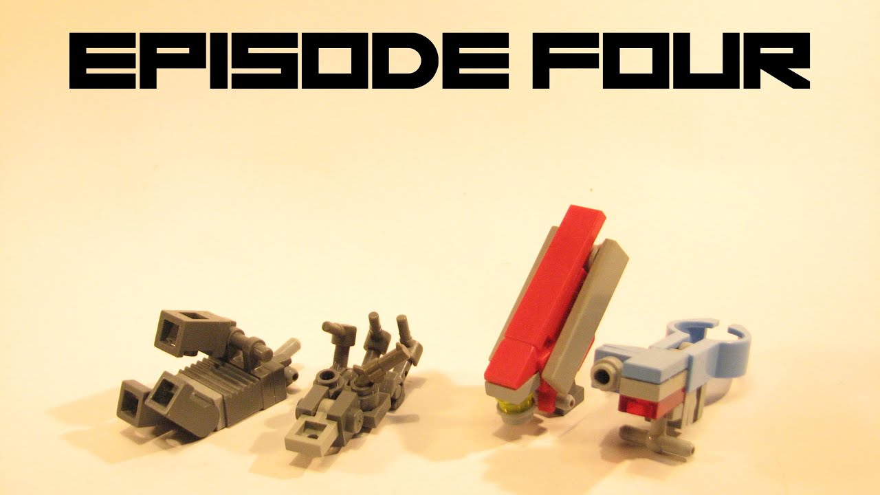Lego Mech Design [04]: Heads, Hands and Feet