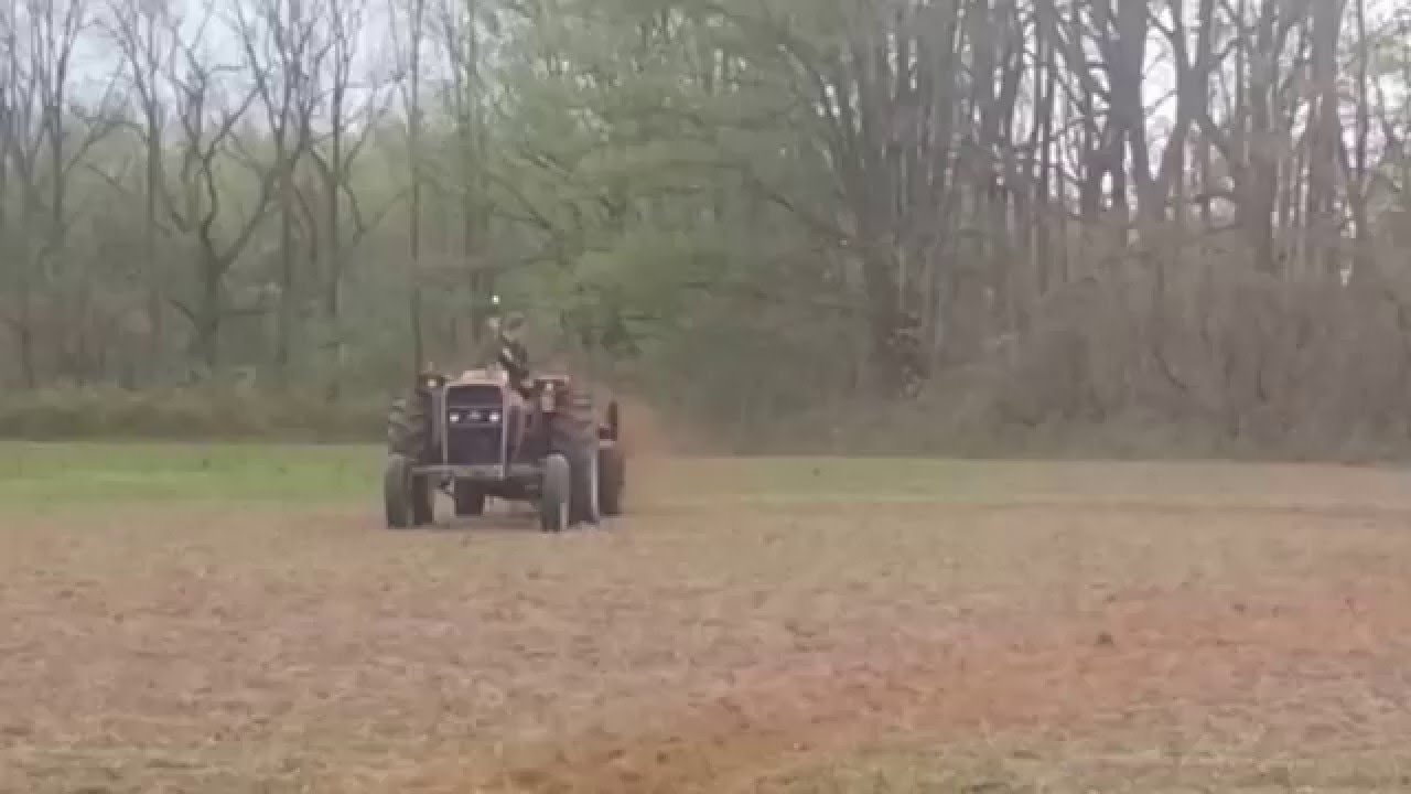 Massey Ferguson 255 Tractor and Cockshutt 633 Manure Spreader