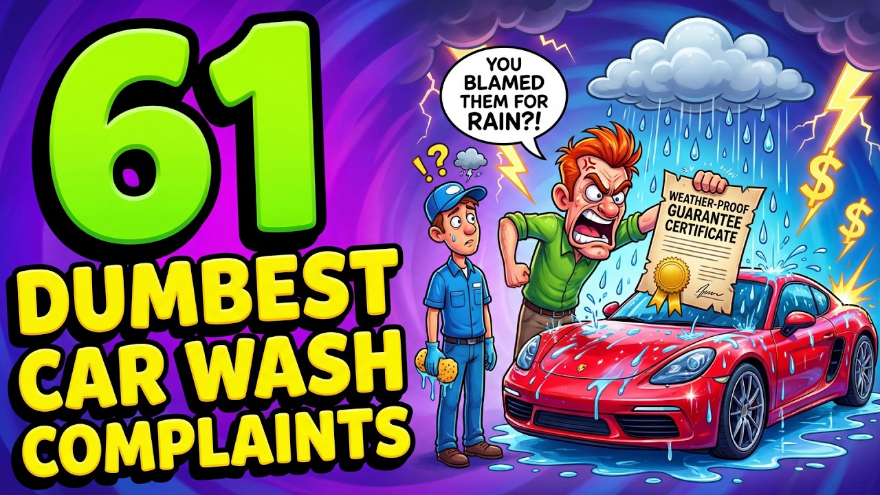 61 Most Ridiculous Complaints Filed Against Car Washes Ever