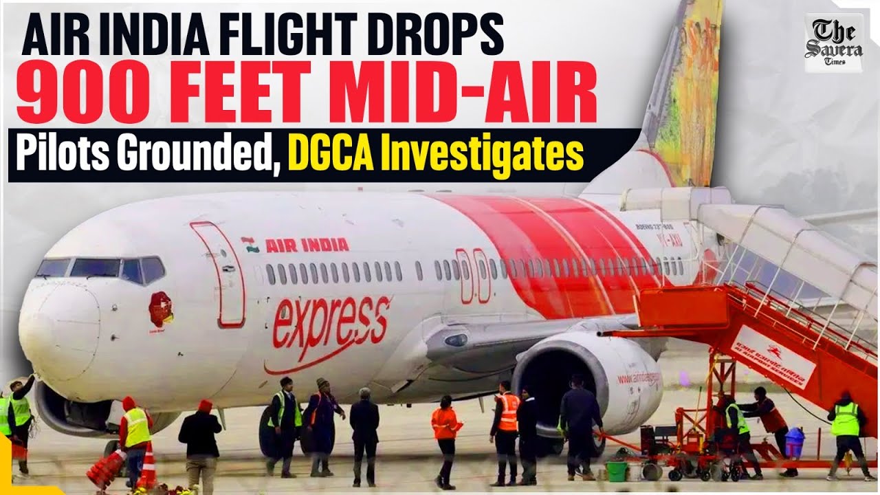 [LIVE] Air India Flight Drops 900 Feet Mid-Air; Pilots Grounded, DGCA Investigates
