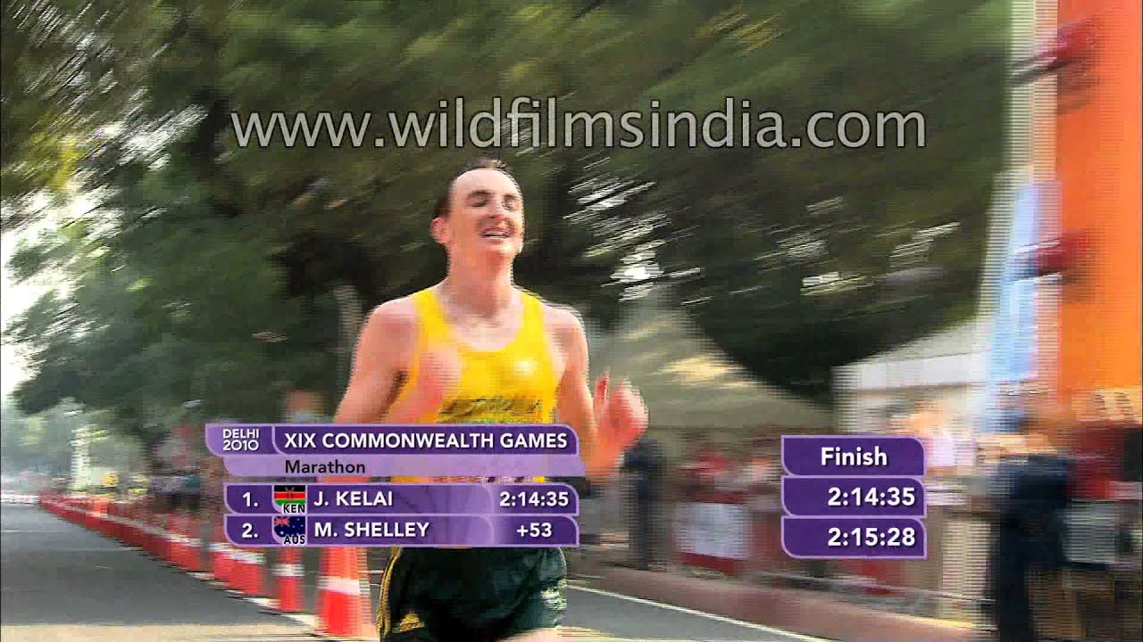 J. Kelai wins Men's Marathon : Commonwealth Games