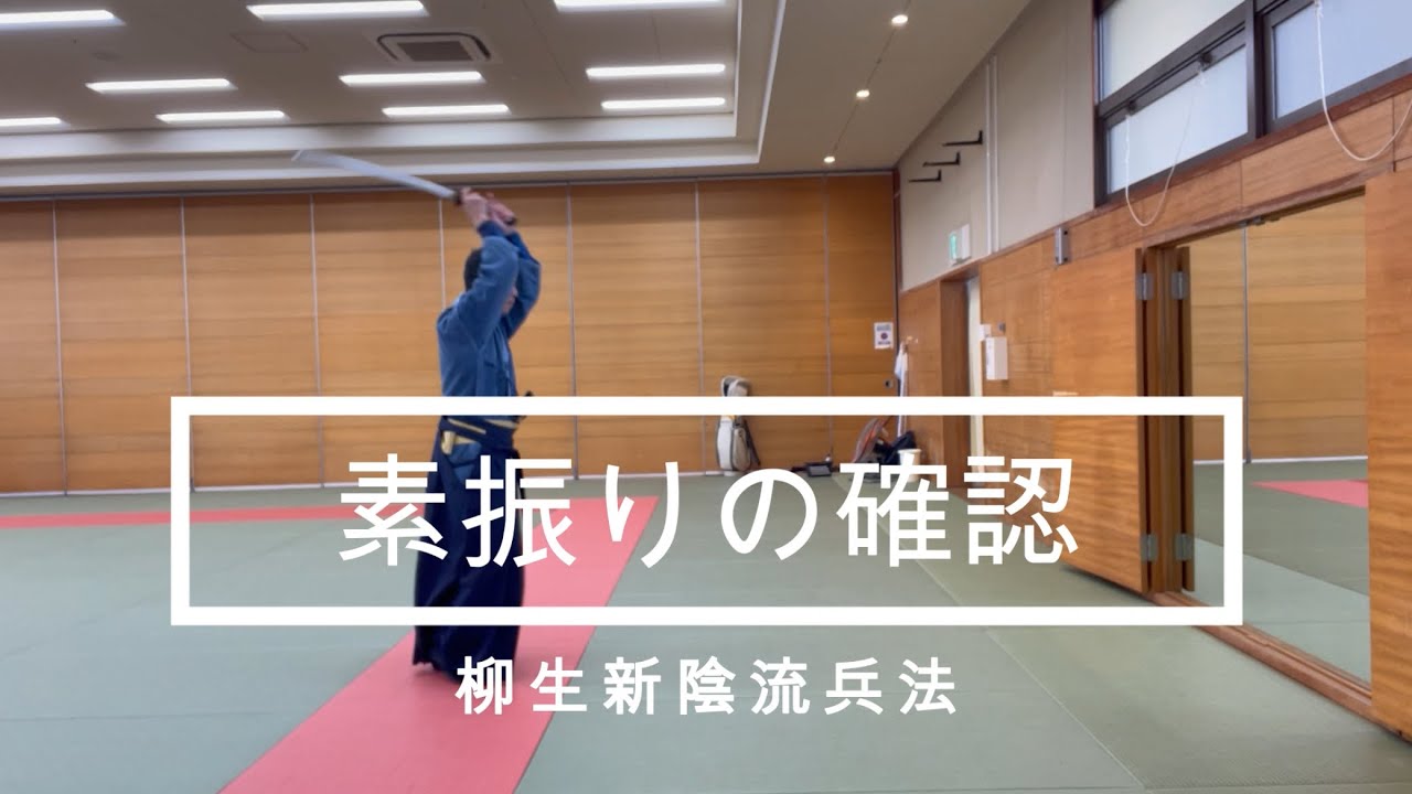 【柳生新陰流兵法】素振りの確認　#武道 #新陰流#尾張貫流 #古武道  #クロッキー 