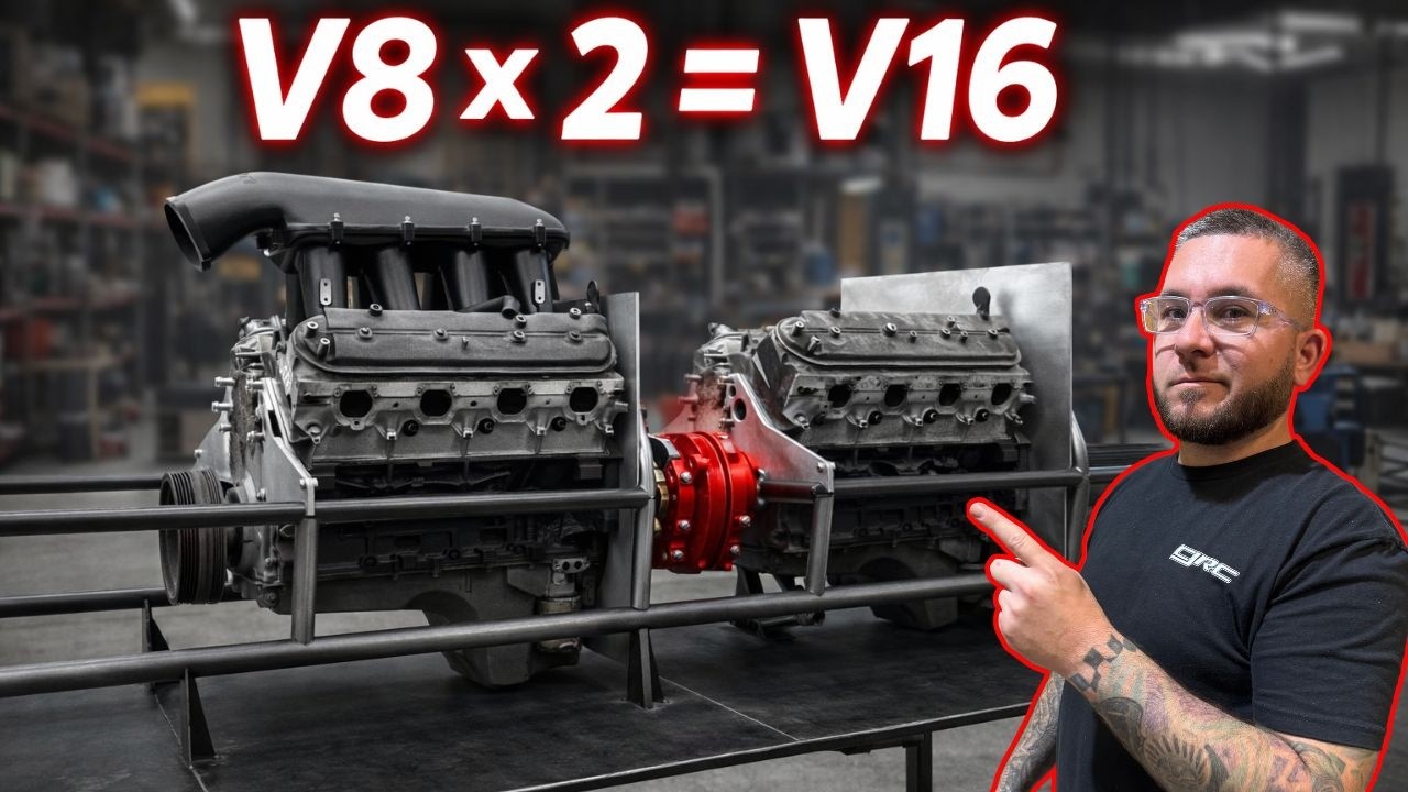 Nobody Has Done This Before: We Built a DIY V16 LS Engine!