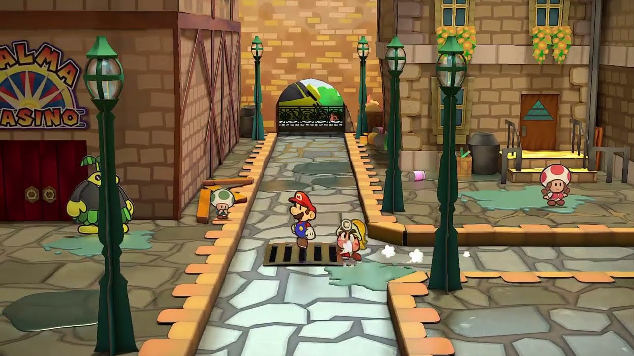Paper Mario: Die Legende vom Äonentor - Röhre nach Düsterdorf