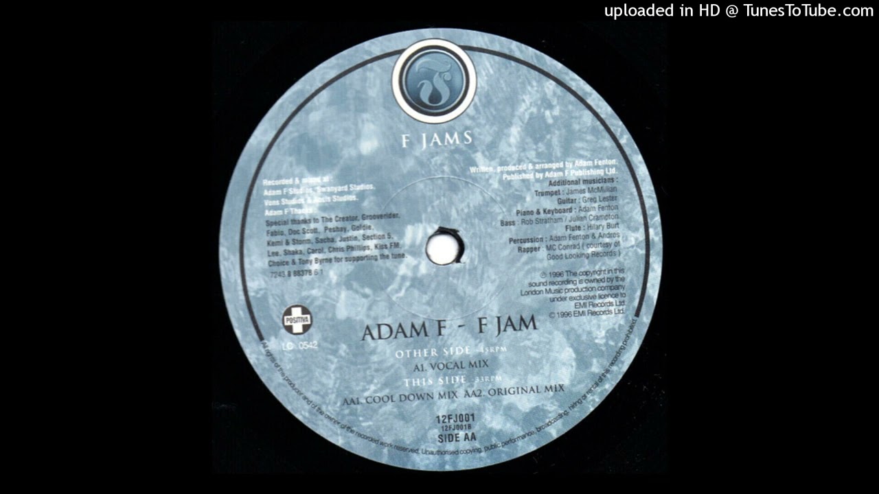 Adam F - F Jam (Vocal Mix)