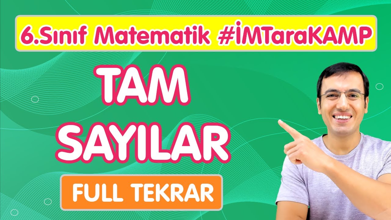 6.Sınıf Matematik TAM SAYILAR | Yeni Nesil CANLI FULL Tekrar