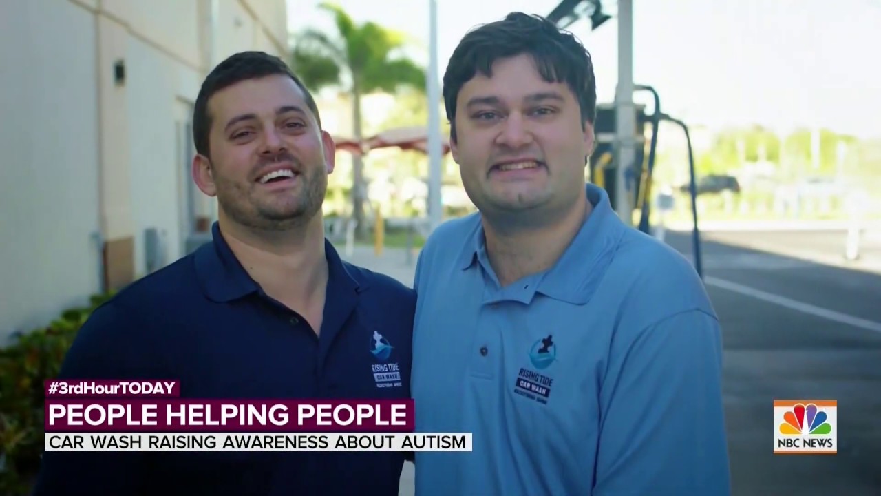 An Inspiring Story on NBC TODAY Show - Rising Tide Car Wash Empowers Individuals with Autism