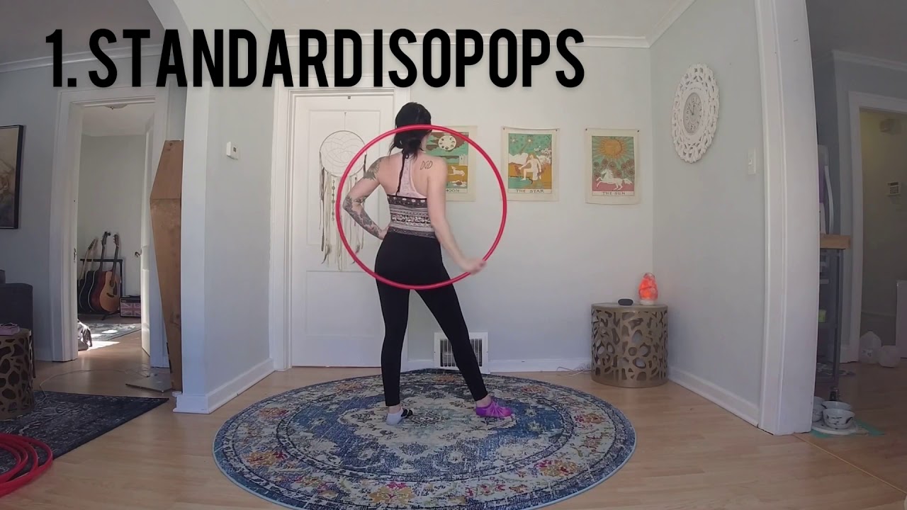 10 iso-pop variations for all levels #hooptricks #hulahooping #isopop