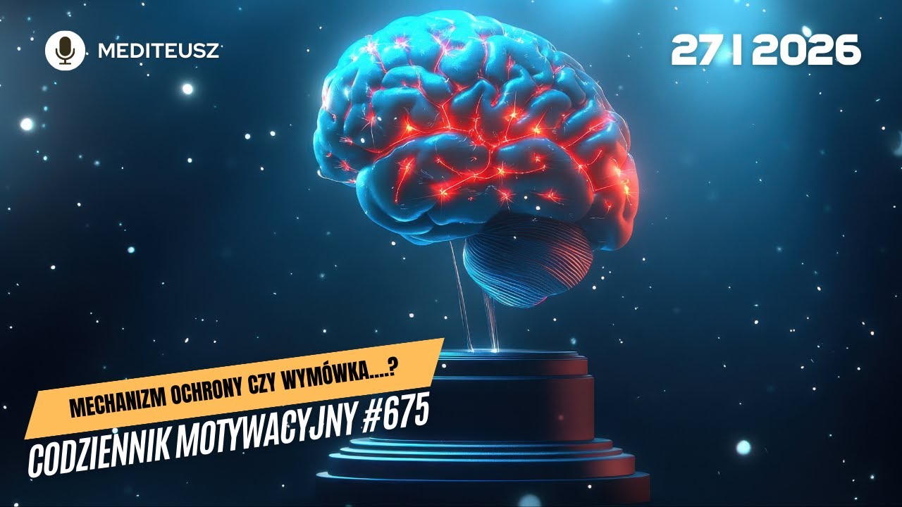 CODZIENNIK MOTYWACYJNY #675 27 I 2026  MECHANIZM WYMÓWEK MECHANIZM OCHRONY I STOISZ W MIEJSCU!!!