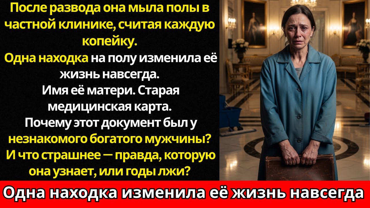 Уборщица нашла документ, который изменил её судьбу