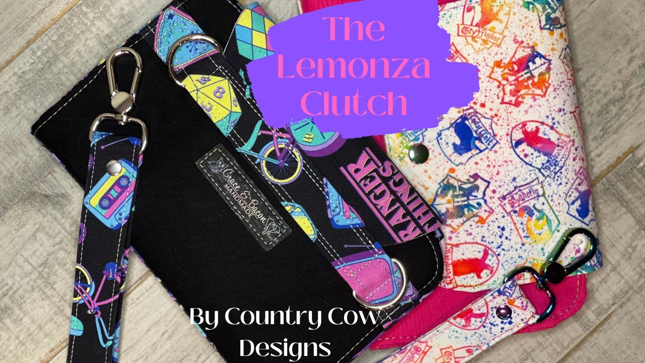 Making the Chic Lemonza Clutch! Sew along with me.