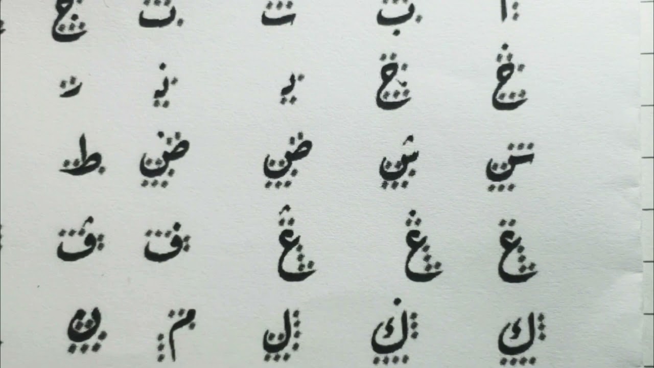 Khat Riq'ah ج-چ / Tahun 6 / ms 64-65