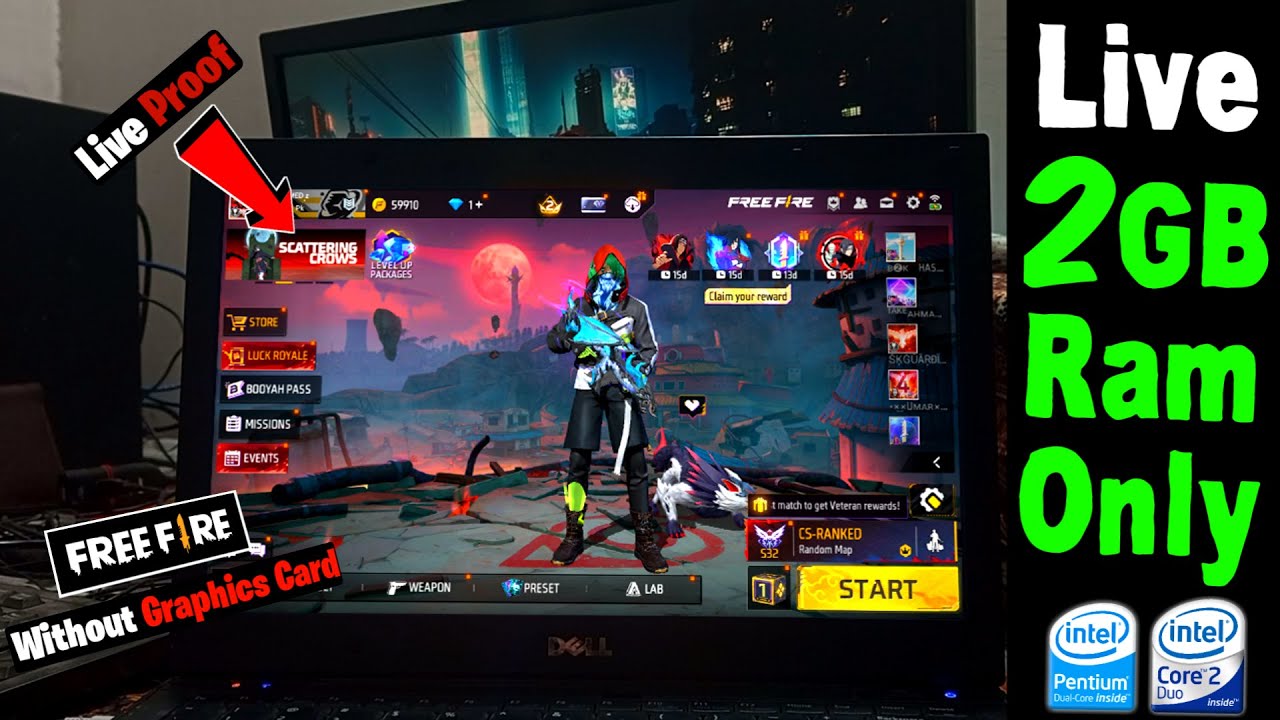 NEW LITE BEST EMULATOR FOR 2GB RAM ONLY PC FOR FREE FIRE || WITHOUT GRAPHICS CARD - NO VT LiveProoF