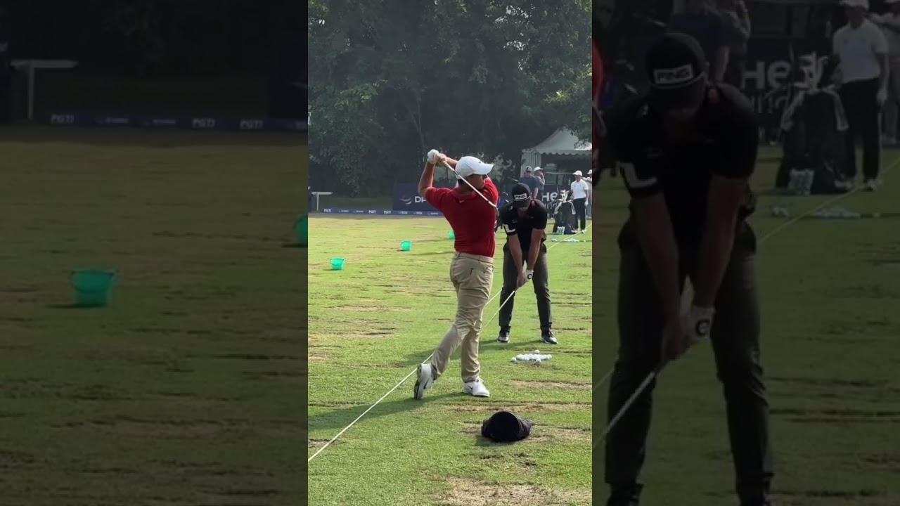 Rory mcIlroy Indian dp world 2025 #golfnetwork #golfer #golfdomgolf #golftournament #pga #oncourse