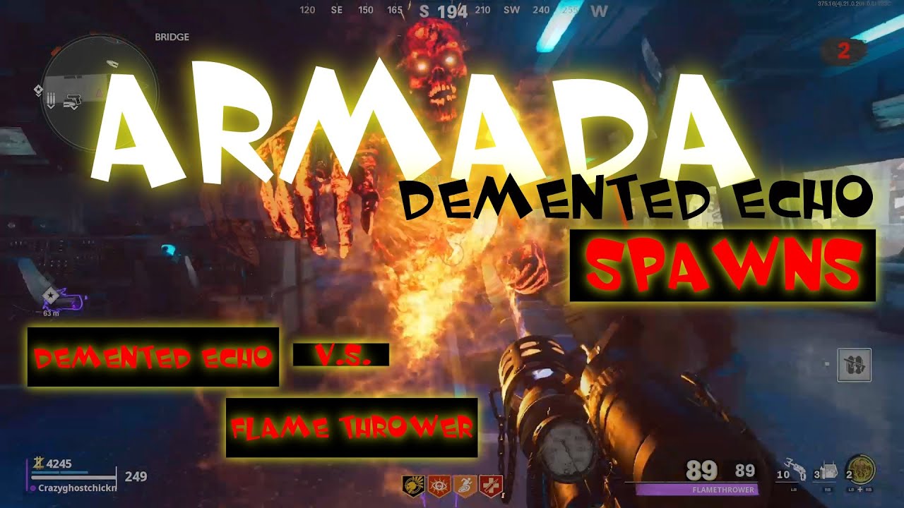 ARMADA DEMENTED ECHO SPAWN LOCATIONS SEASON 5 RELOADED NEW MAP ARMADA OUTBREAK COLD WAR ZOMBIES