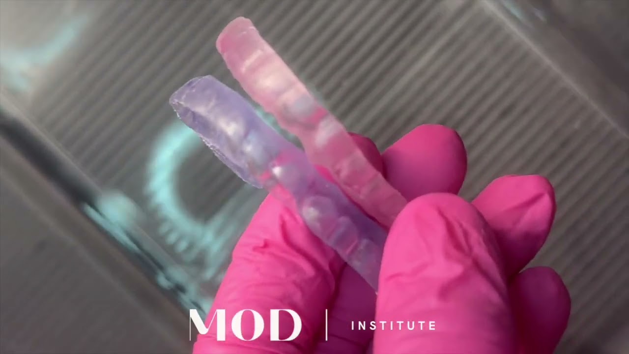 How to finish 3D printed bite guards or occlusal guards step by step details of proper Candy Coating