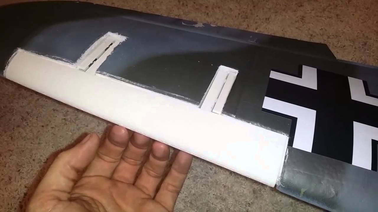 FMS Bf 109F Leading Edge Slats Modification