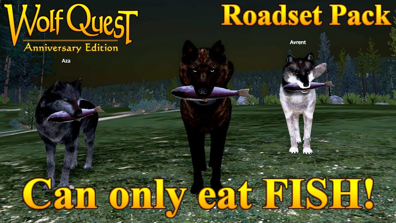 Fish ONLY challenge! || WolfQuest Anniversary Edition