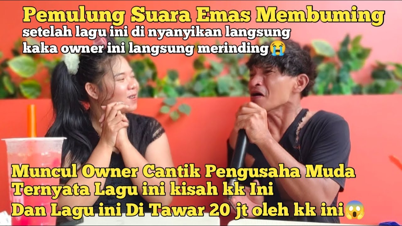 Pemulung Suara Emas Nyanyikan Lagu asedih❗Ternyata Kisah Owner Sultan ini 😱