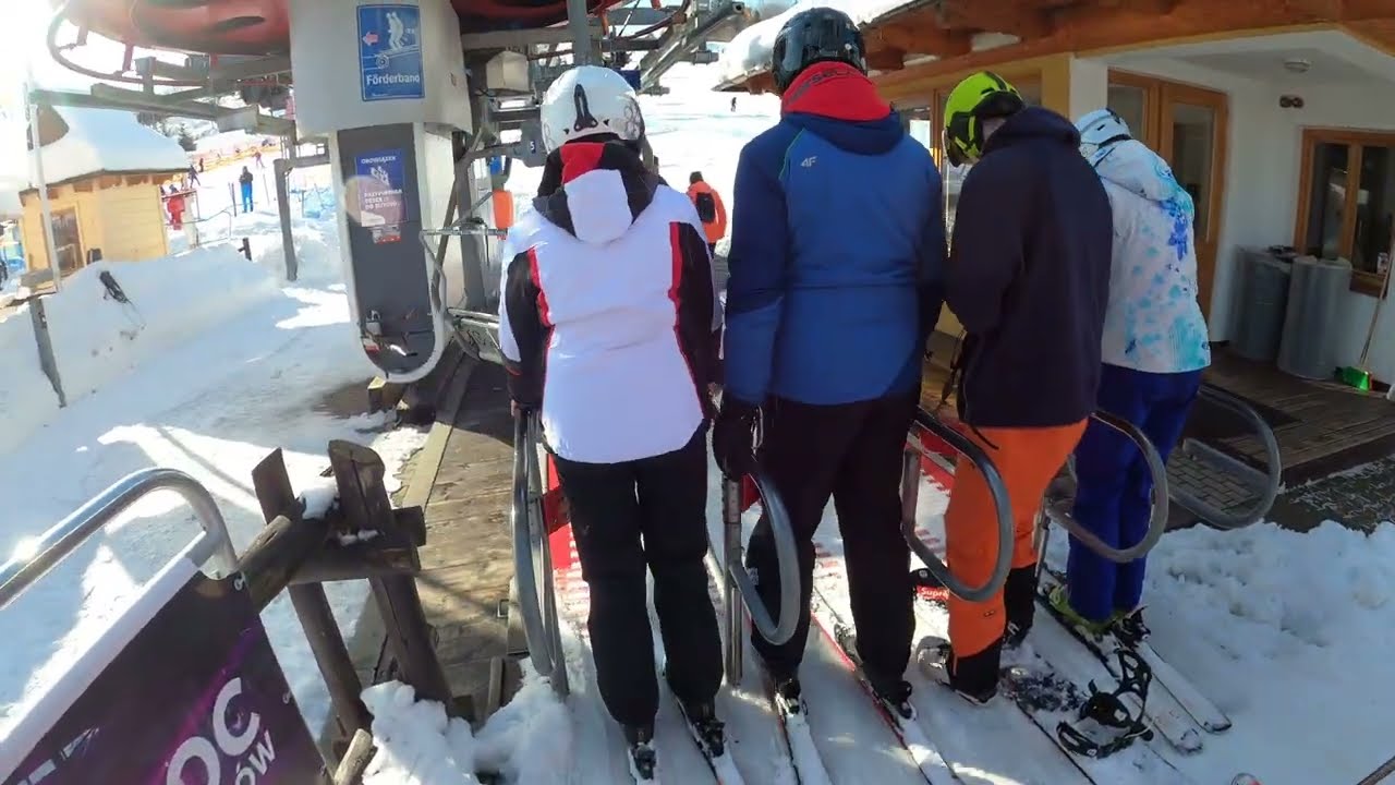 12 luty 2023 1/7 Witów Ski wyciąg + zjazd.
