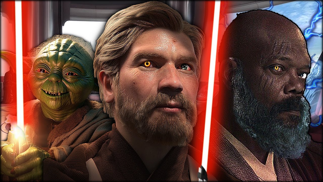 LES SEULS JEDI A AVOIR DES SABRES LASER ROUGES ! (ils sont très rares...)