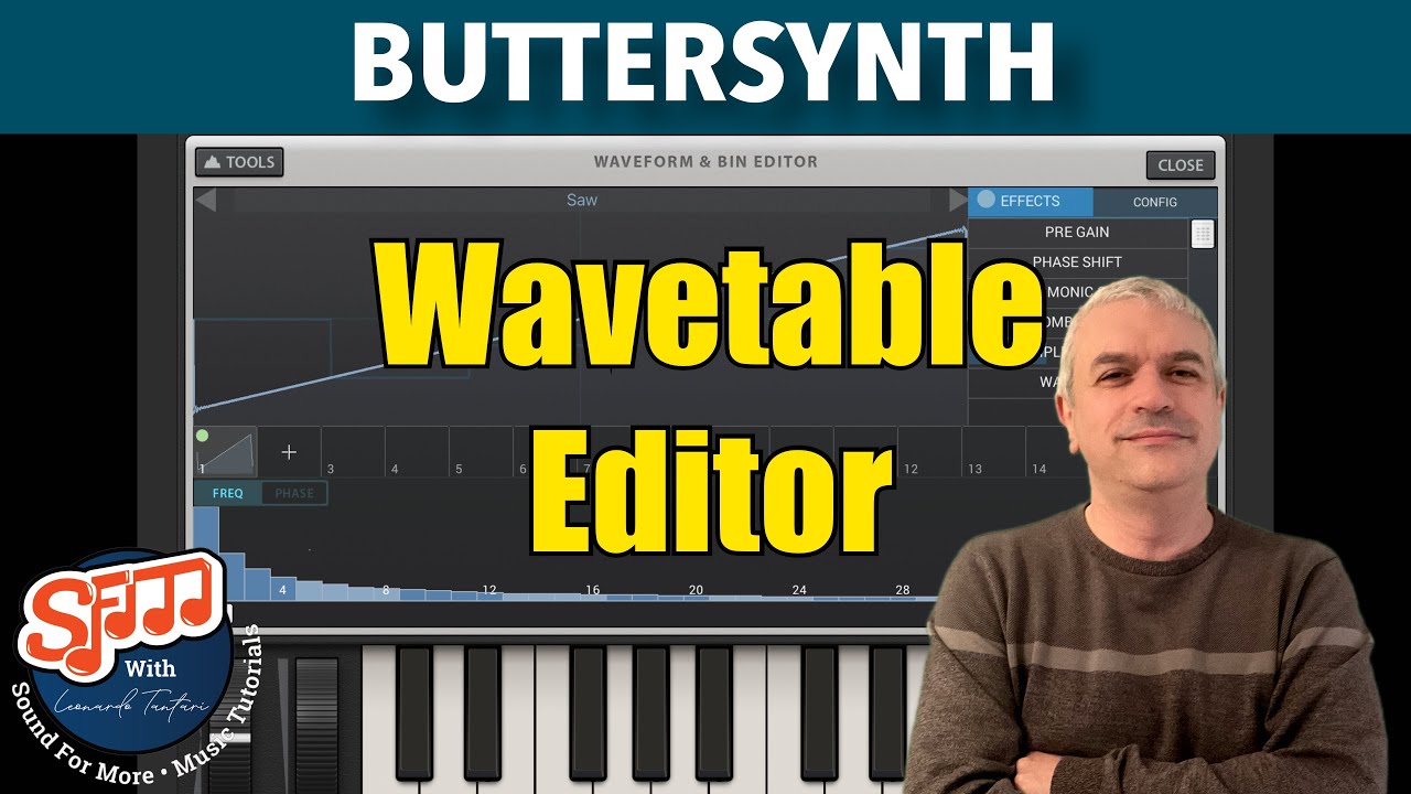 Kirnu Interactive Butter Synth - Tutorial 2: Wavetable and Bin Editor