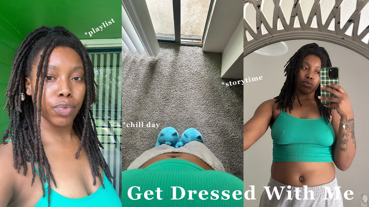 Get Dressed With Me To Sit In The House | Chill Day