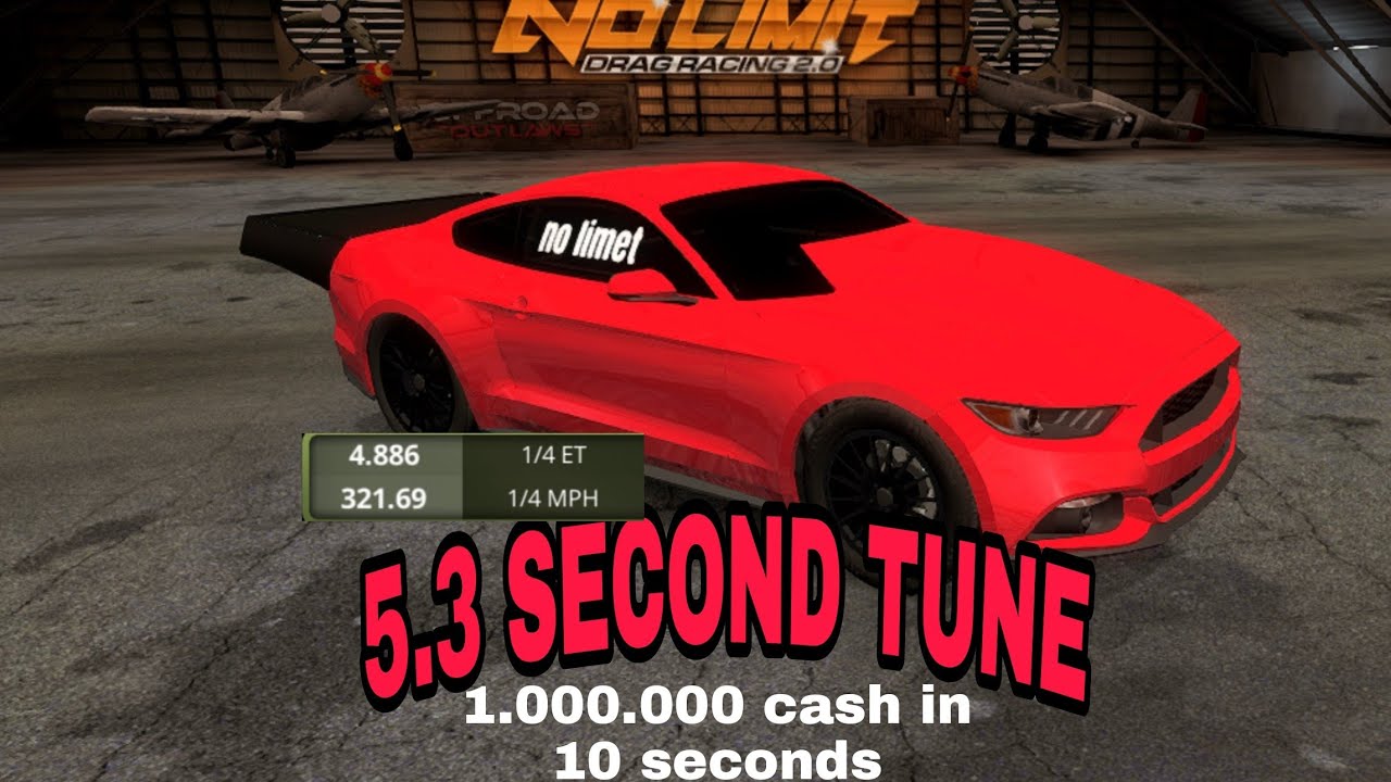 NO LIMIT 2.0 | 5.3 SECOND TUNE | NEW UPDATE NEW CAR | BEST DRAG RACING CAMARO MUSTANG FORD MONEY