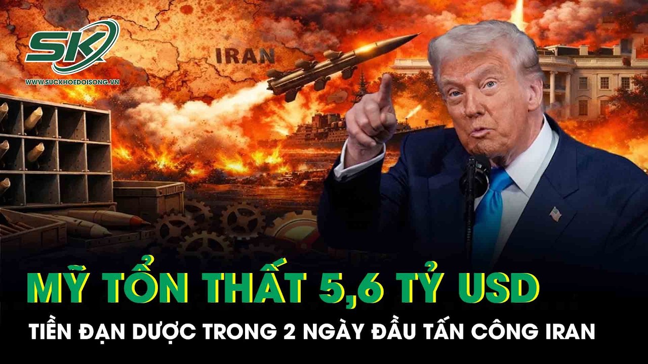 Mỹ tiêu tốn 5,6 tỷ USD đạn dược trong hai ngày đầu tấn công Iran, hiện phải dùng bom rẻ tiền