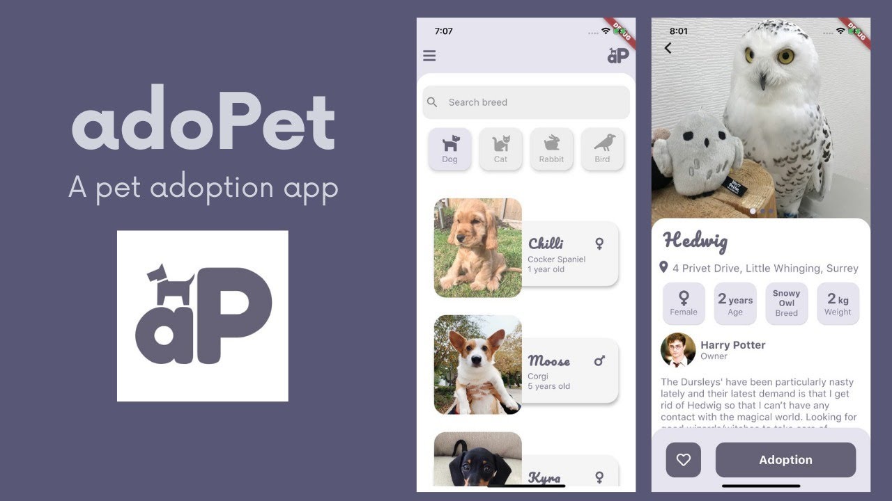 adoPet - A pet adoption app