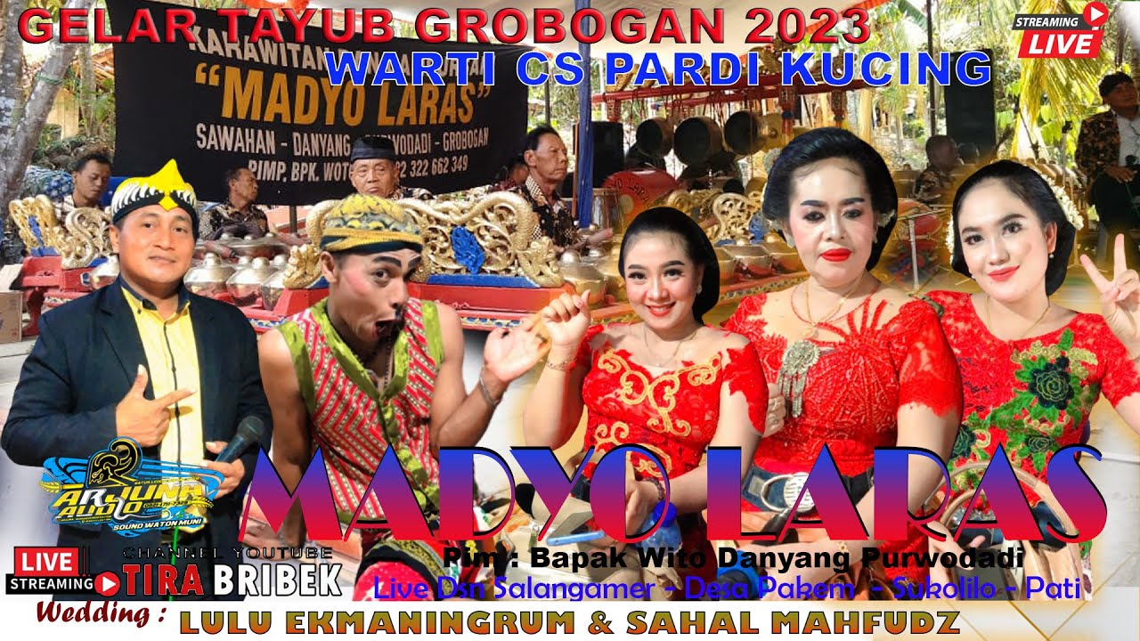 🔴🔴LIVE GELAR TAYUB MADYO LARAS DANYANG // WARTI CS PARDI KUCING //SALANGAMER PAKEM SUKOLILO //PART 2