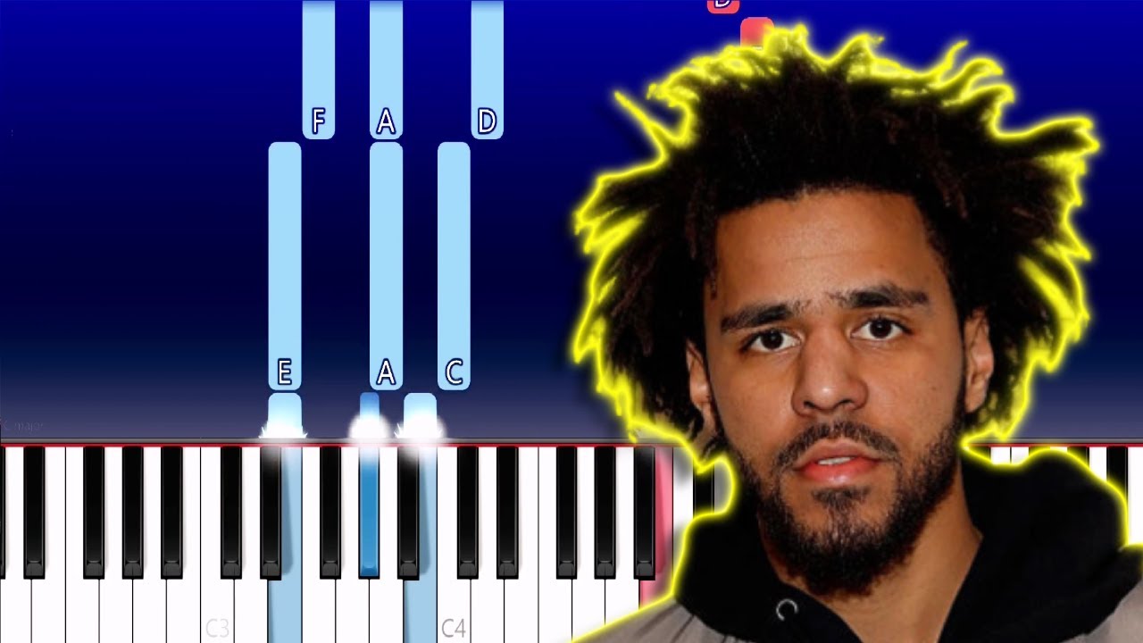 J. Cole - She Knows (Tik Tok)(Piano Tutorial)
