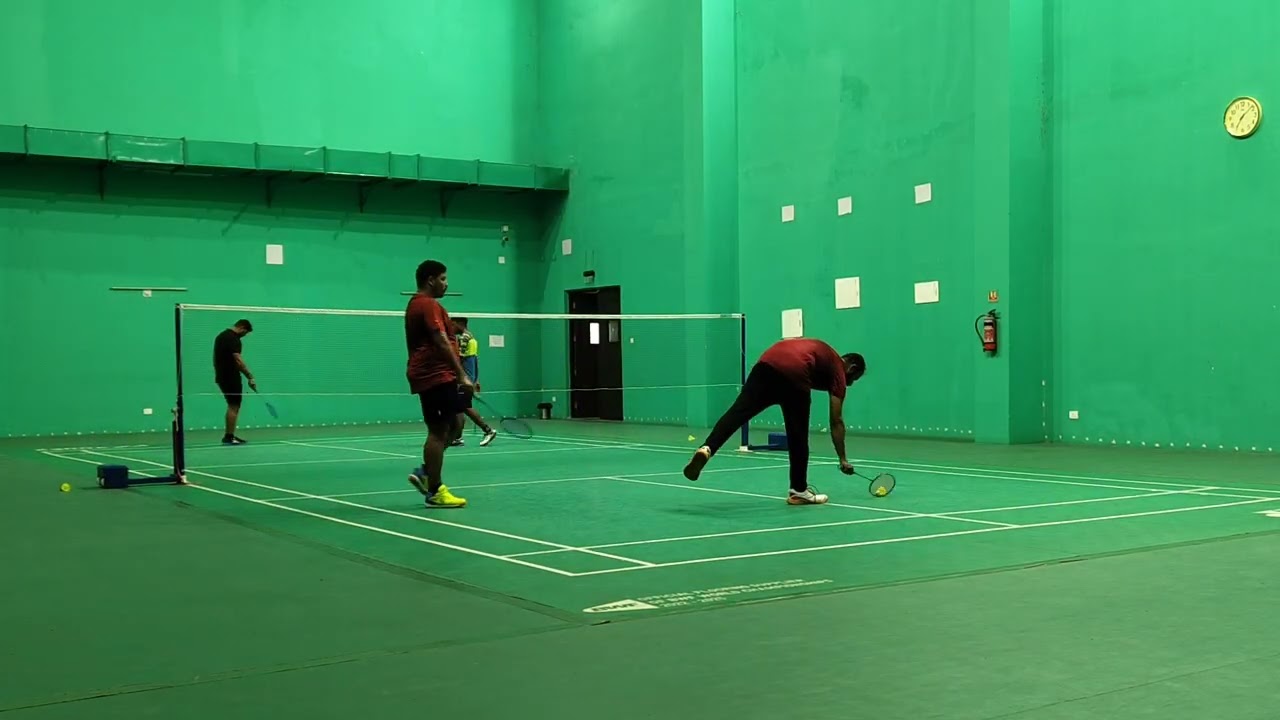 practice match || TARBHA INDOOR BADMINTON || 