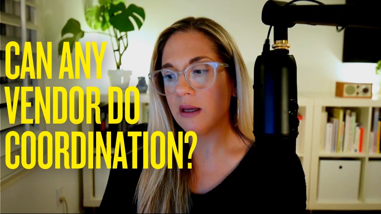 When a caterer or other vendor offers “coordination or planning” as part of their service