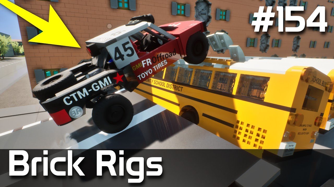 Brick Rigs PL [#154] Ile AUTOBUSÓW Przeskoczymy? /z Bertbert