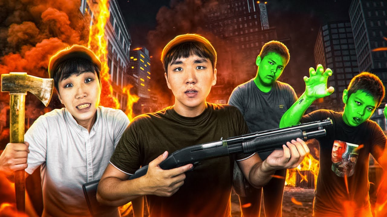ЗОМБИ АПОКАЛИПСИС🧟ЗОМБИЛАРДЫҢ БАСШЫСЫН ЖЕҢДІК! МИНИ-ФИЛЬМ! ФИНАЛ