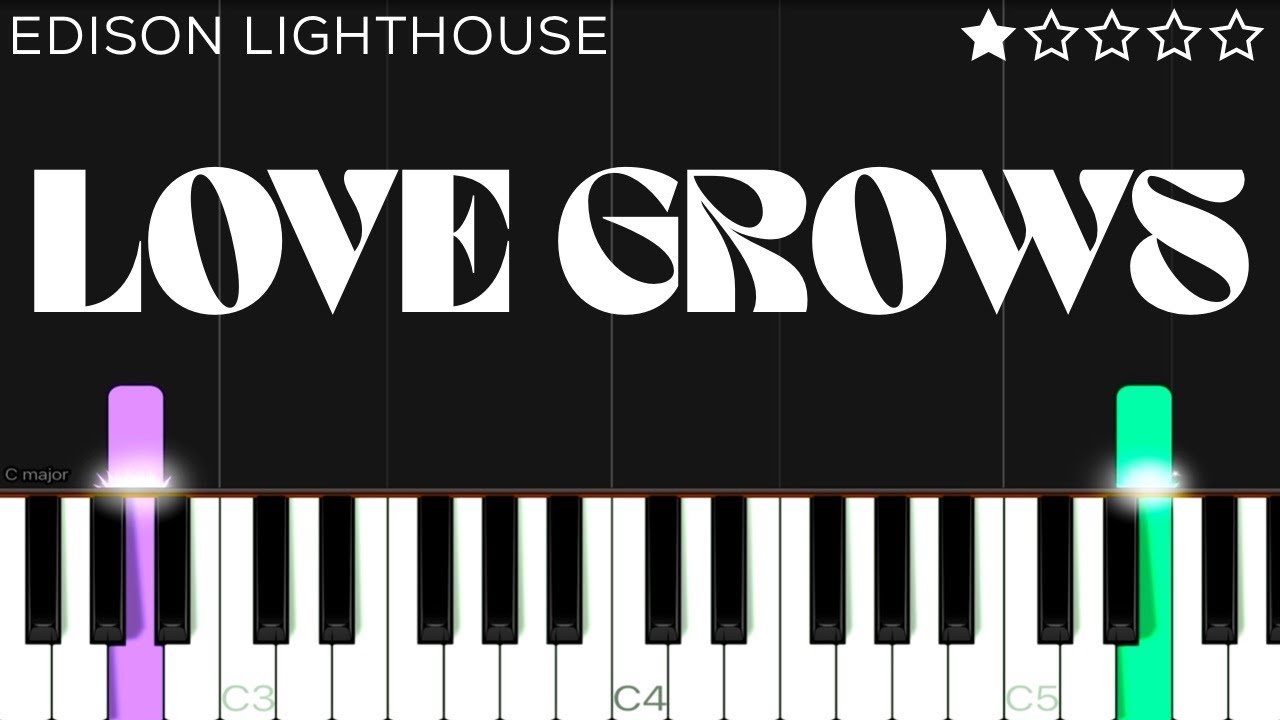 Edison Lighthouse - Love Grows (Where My Rosemary Goes) | EASY Piano Tutorial