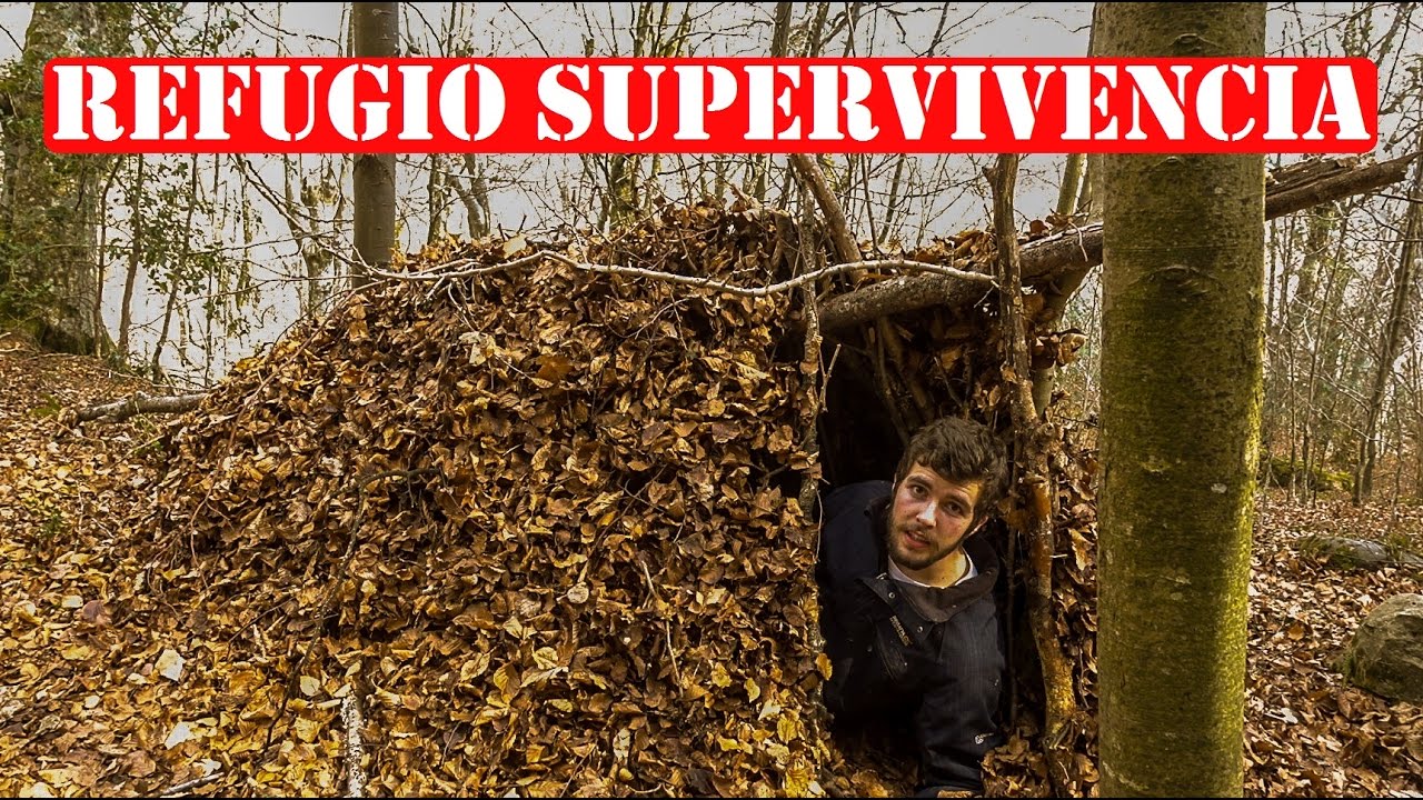 C&oacute;mo Hacer Un REFUGIO DE SUPERVIVENCIA S&oacute;lo Con Materiales Naturales