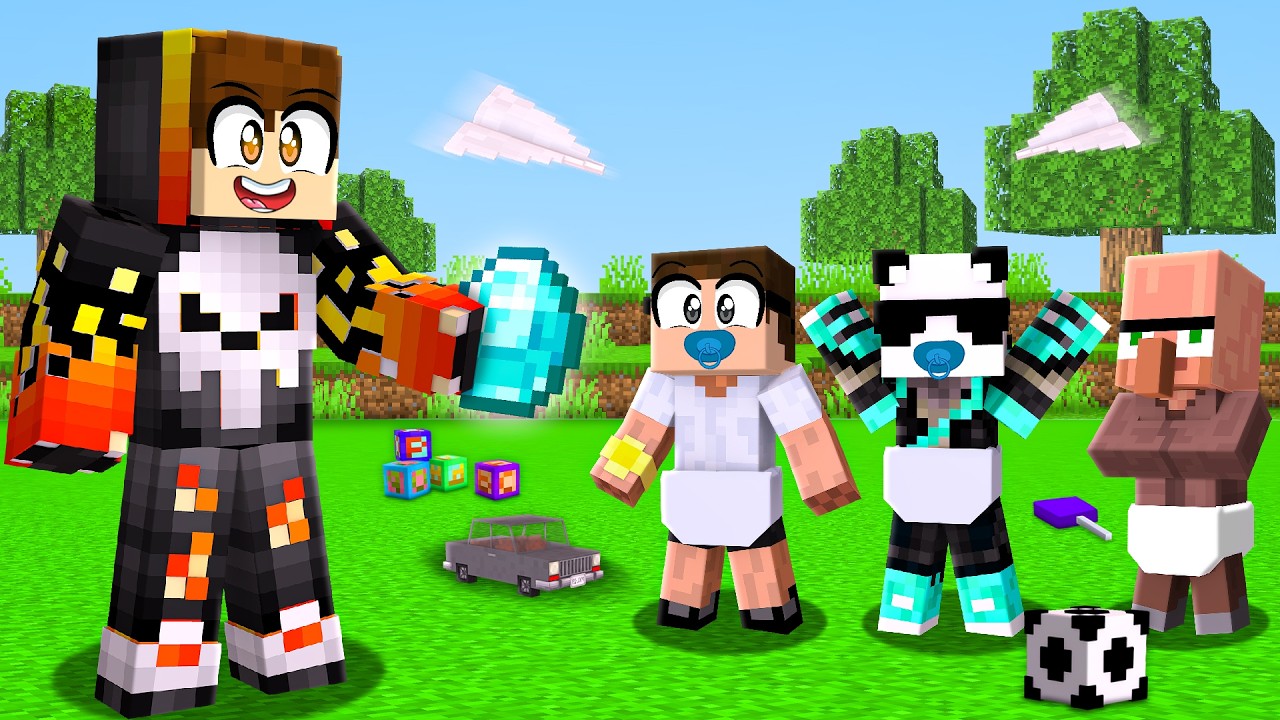 How I Met My Best Friends in Minecraft !!