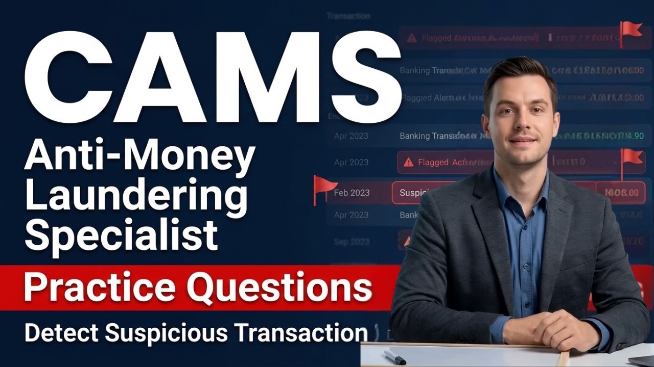 ACAMS CAMS Practice Questions | How To Be Certified Anti-Money Laundering Specialist v7 ?