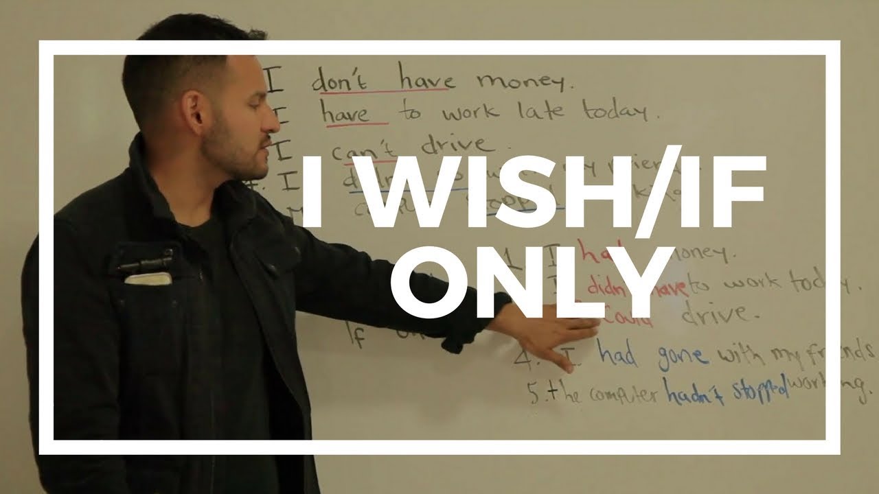 Expressing Unreal Situations with I Wish and If Only (Simple Past and Past Perfect)