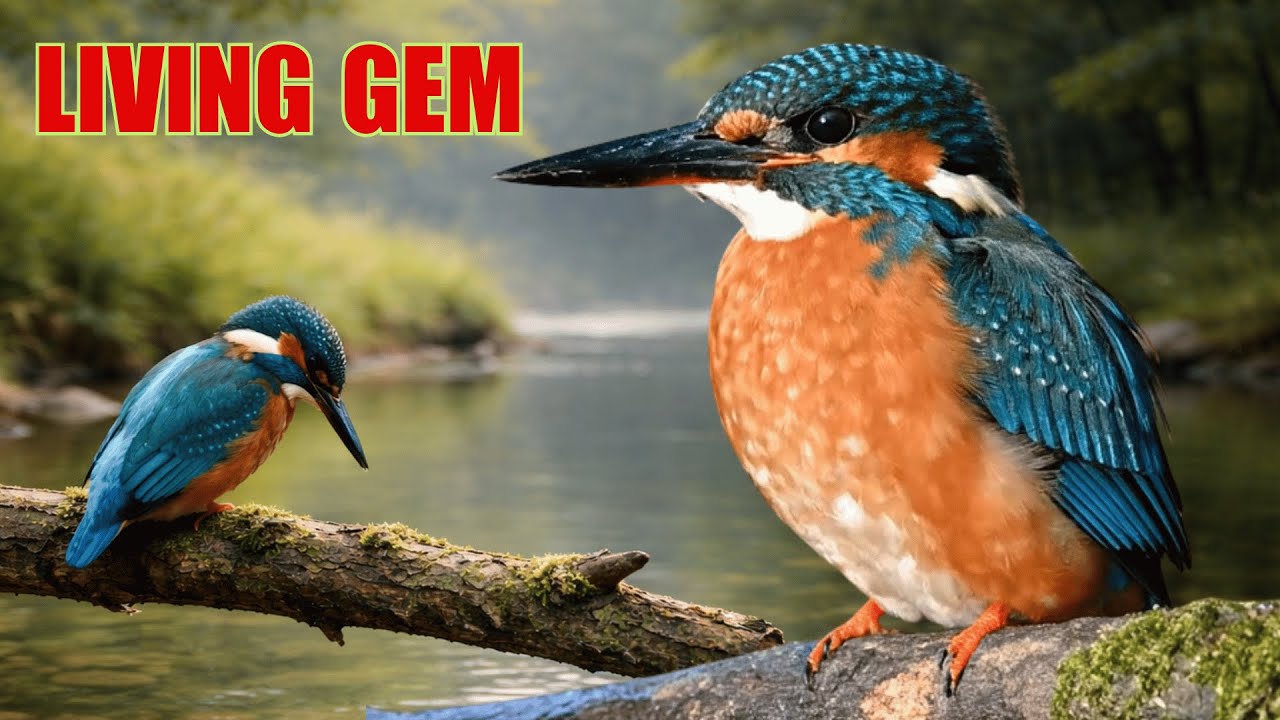 The Blue Gem: 10 Minutes of Stunning Kingfisher Nature [4K]