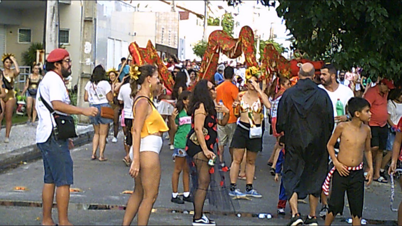 Desfile de bloco de rua