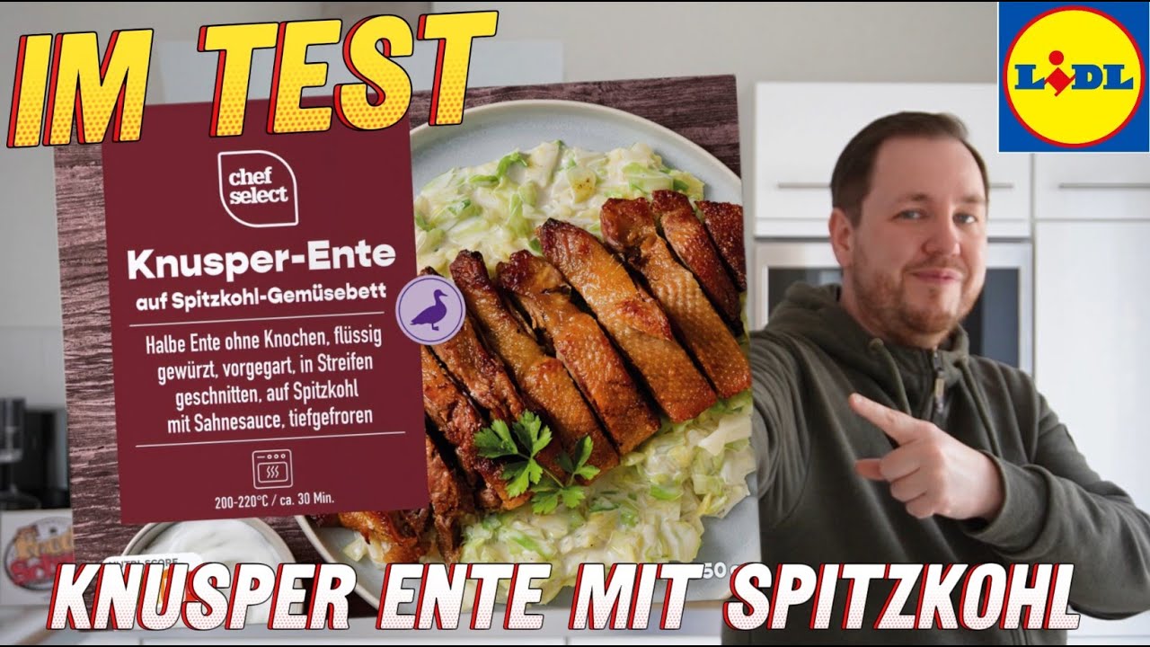Lidl: Knusper Ente auf Spitzkohl-Gemüsebett im Test