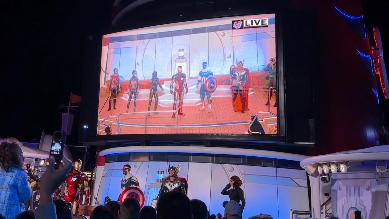 Disney Cruise Line - Marvel Heroes United Show at Disney Wonder 2024