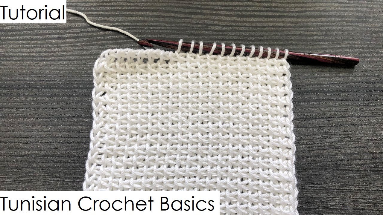 Tutorial - Tunisian Crochet Basics, TSS, and Bind Off