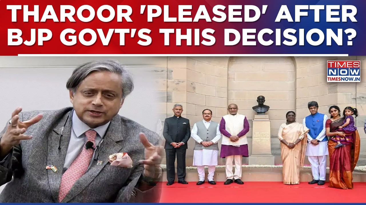 'Pleased' Shashi Tharoor Reacts After Rajaji's Statue Replaces Lutyens', Congress Veteran Hails Move