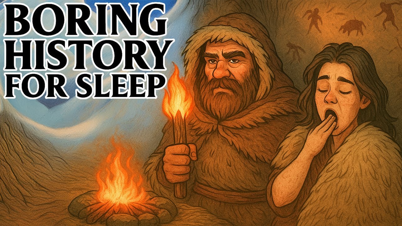 Why Cavemen Had the Best Sleep in History (and Survived Brutal Winters} | Boring History For Sleep