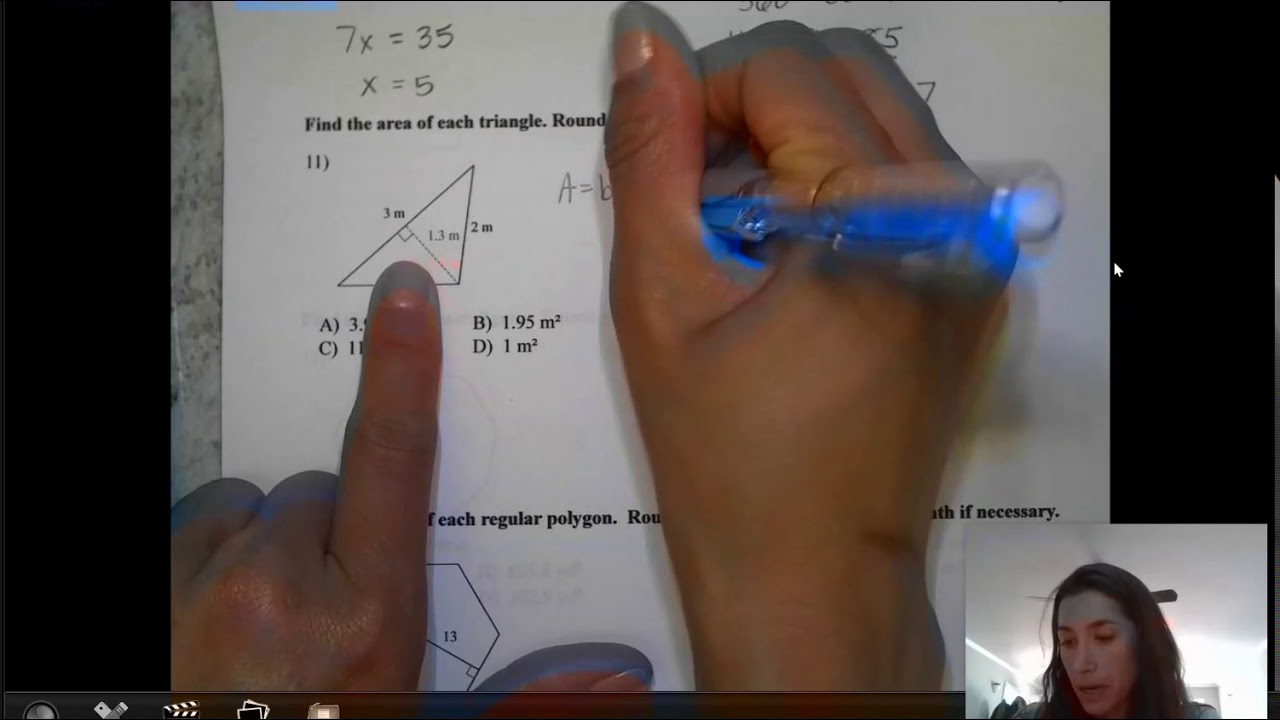 Unit 8 Test Geometry Test Help part 1